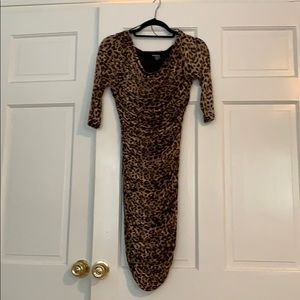 H&M Leopard Dress. Like new!